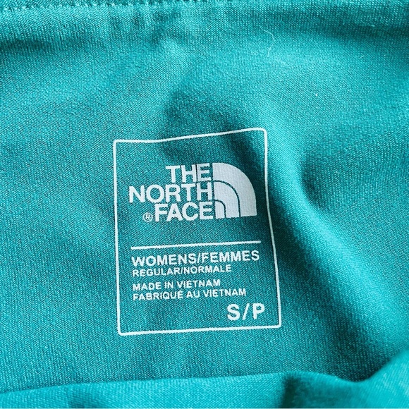 North Face Teal Chevron Athletic Leggings Small - Picture 4 of 10